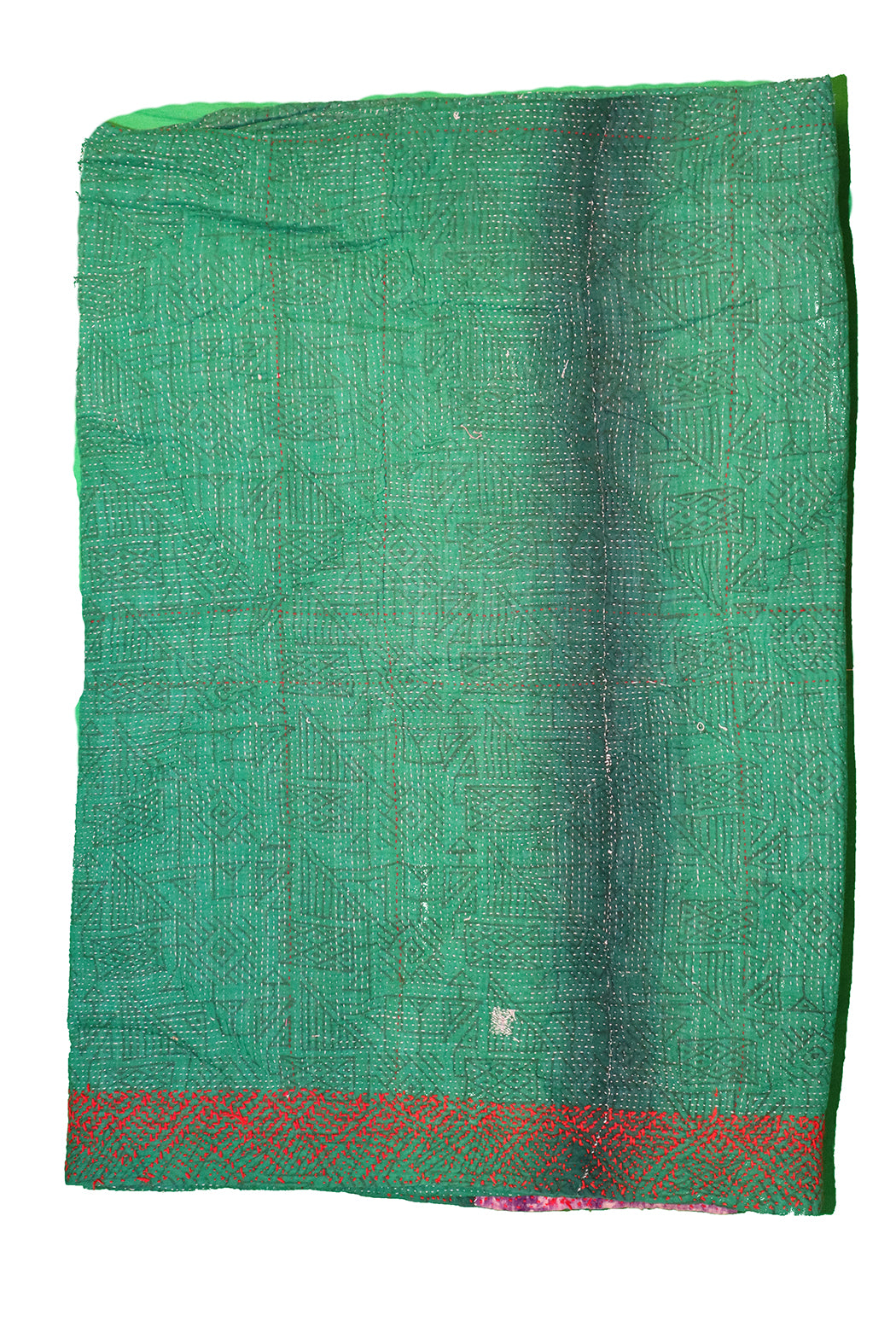 Kantha vintage throw approx 140x210 cm, cotton