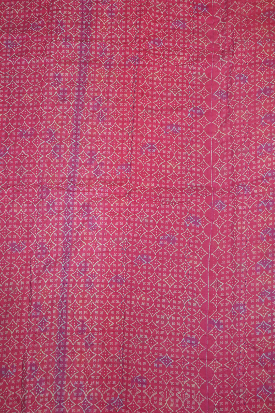 Vintage sari quilt , bomuld 140x200 cm