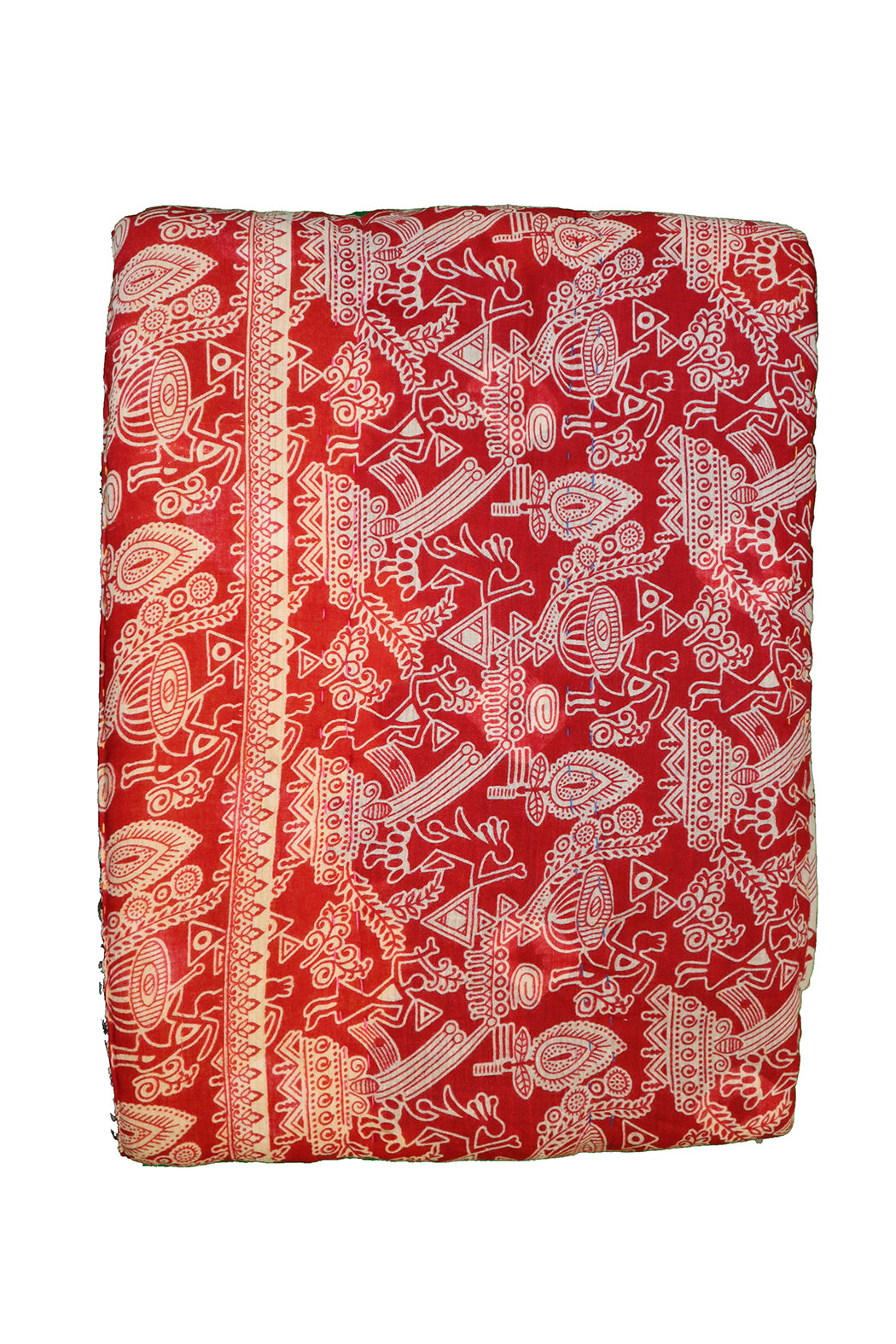 Vintage sari quilt , bomuld 140x200 cm