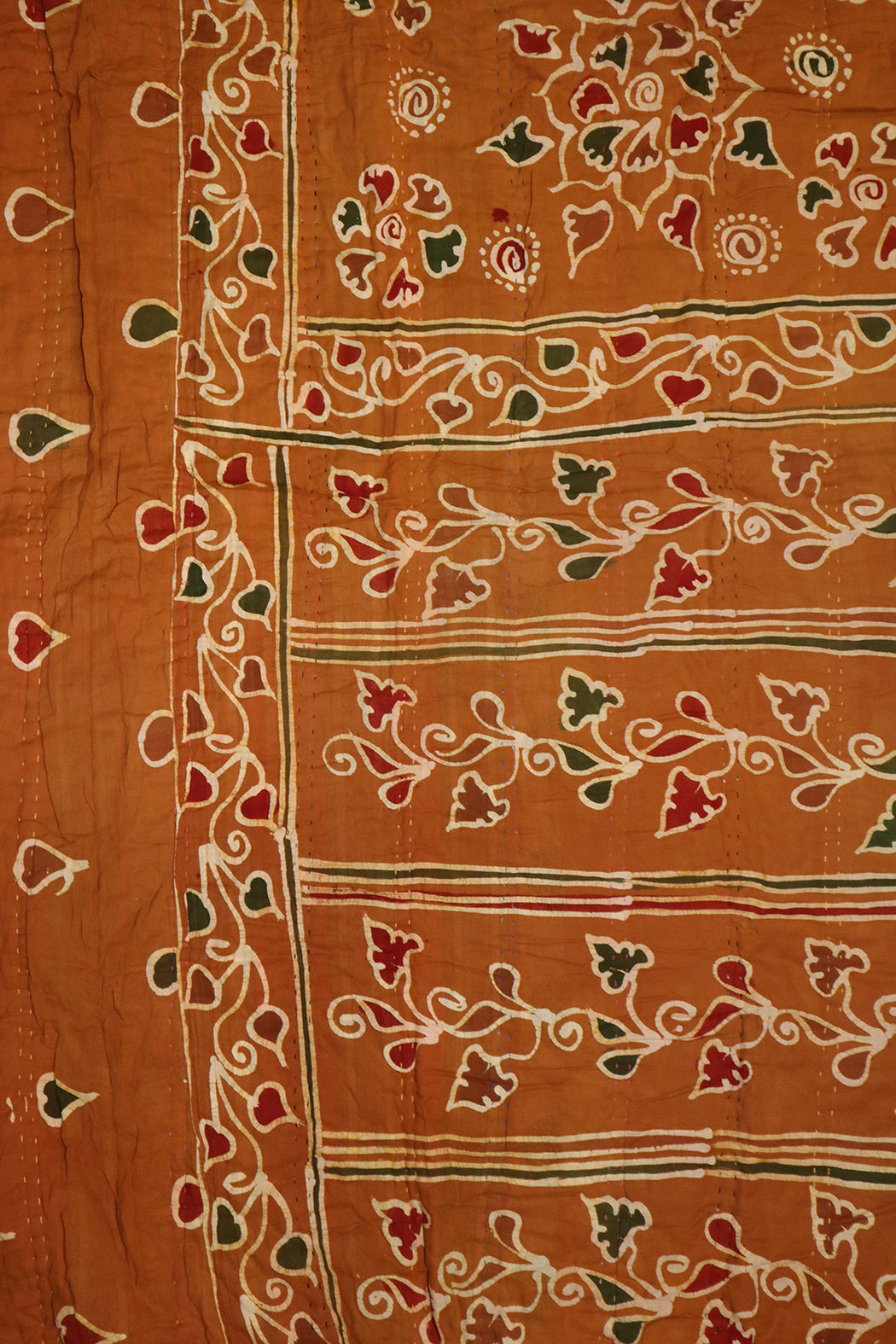 Vintage sari quilt , bomuld 140x200 cm