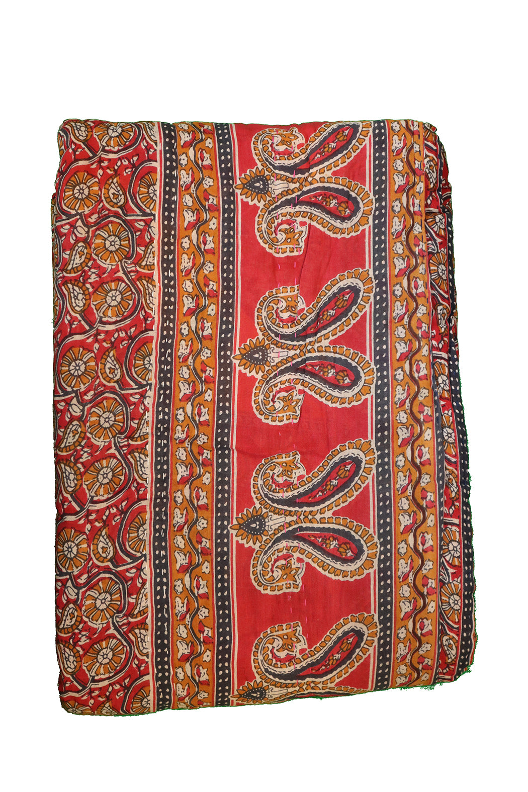 Vintage sari quilt , bomuld 140x200 cm