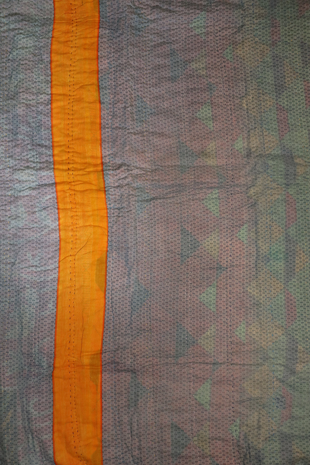 Vintage sari quilt , bomuld 140x200 cm