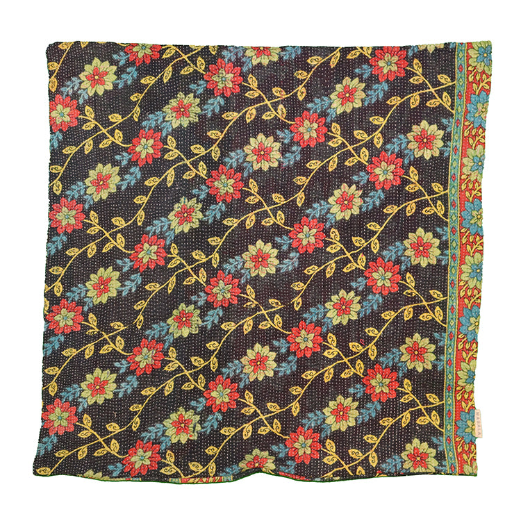 Sari vintage kantha pude 60*60 cm