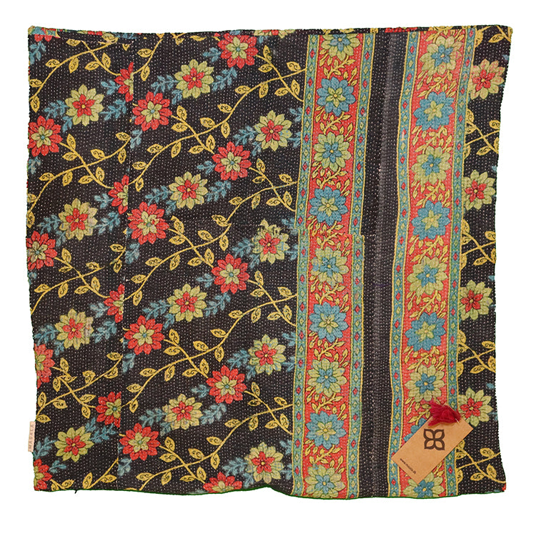 Sari vintage kantha pude 60*60 cm