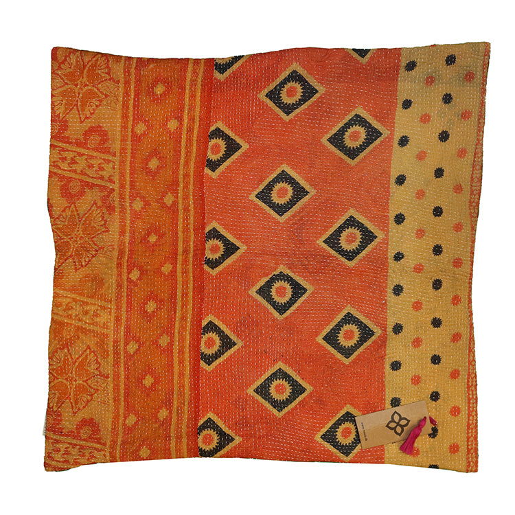 Sari vintage kantha pude 60*60 cm