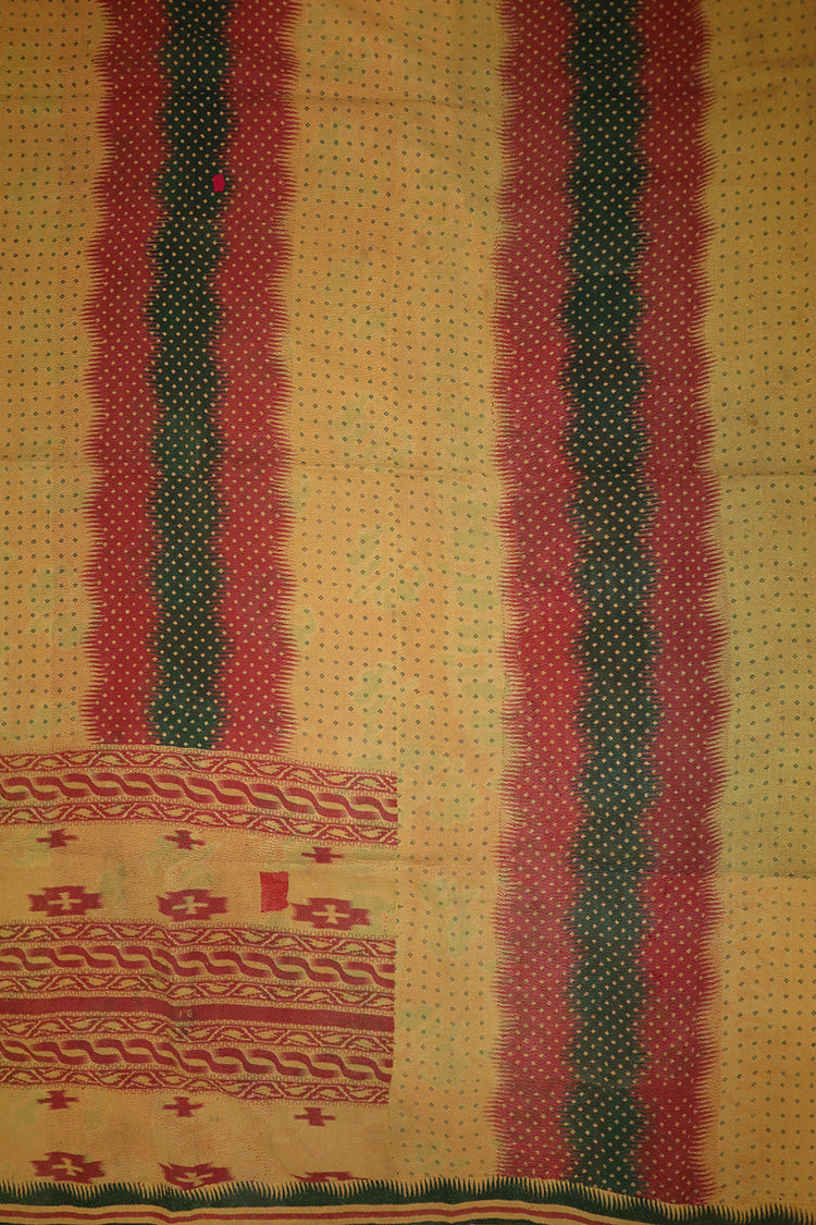 Kantha Vintage Teppich ca. 140x210 cm, Baumwolle