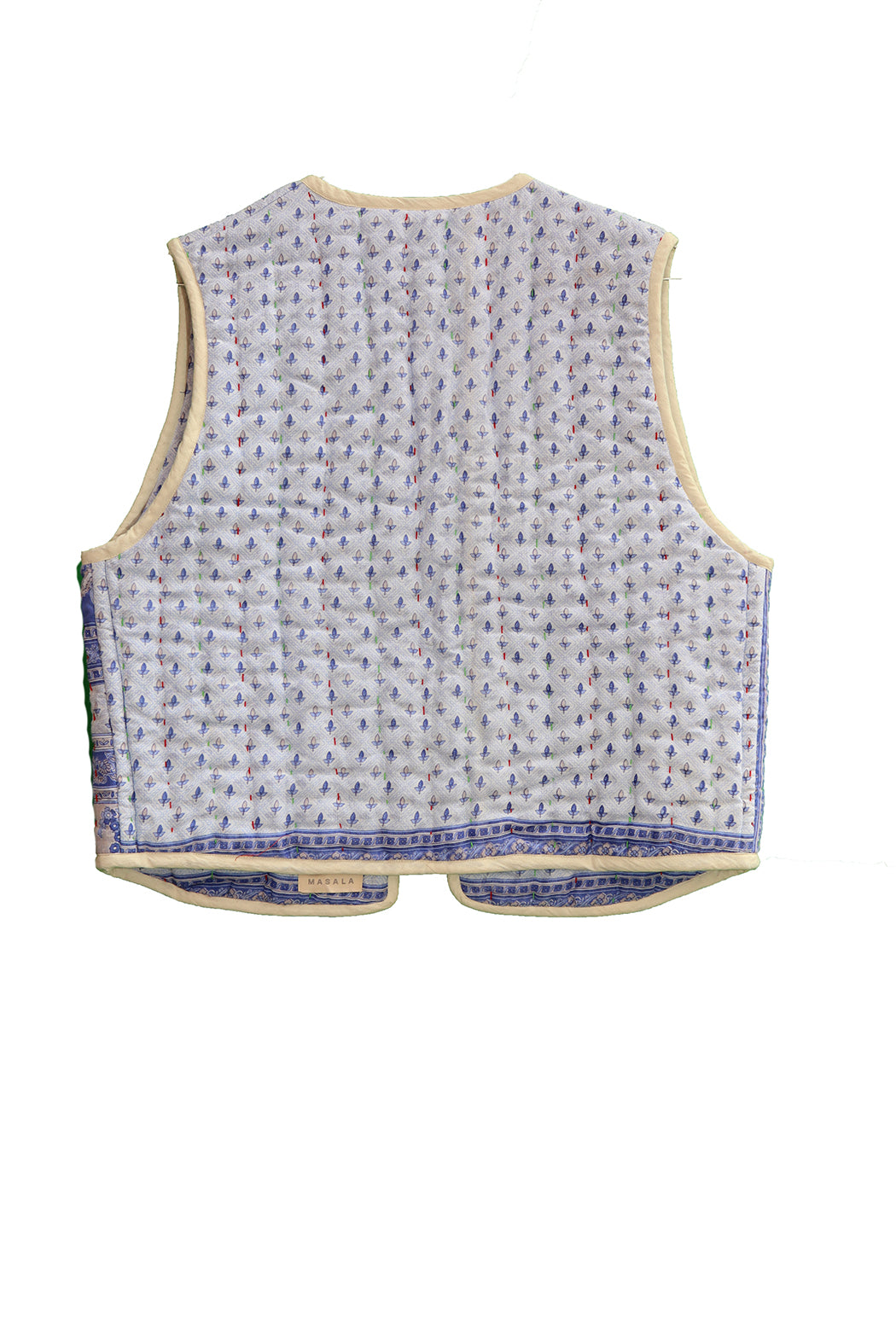 Vespa sari quilt vest bomuld one size vendbar