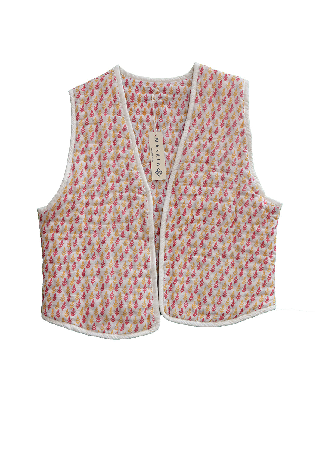 Vespa sari quilt vest bomuld one size vendbar
