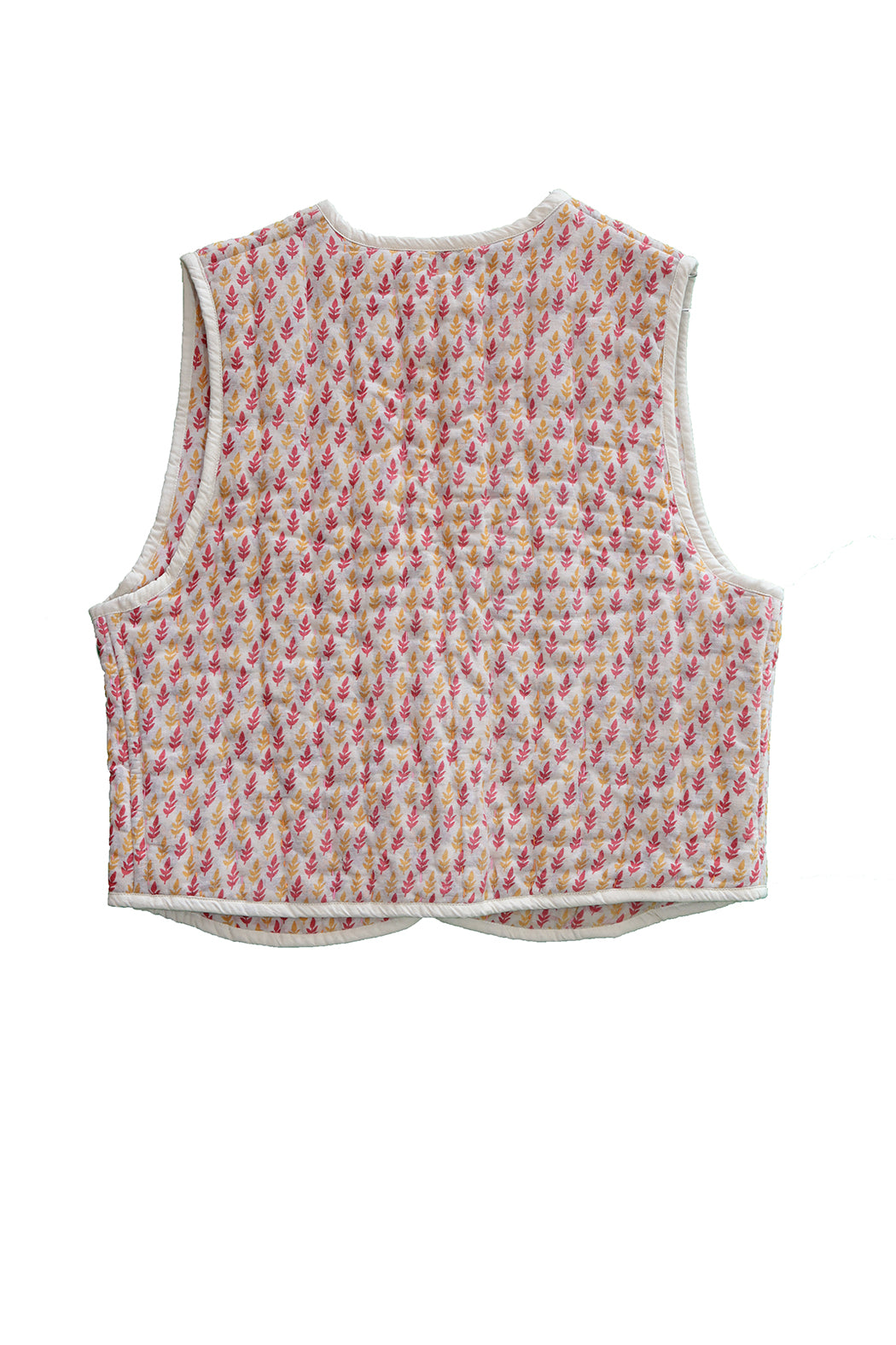 Vespa sari quilt vest bomuld one size vendbar