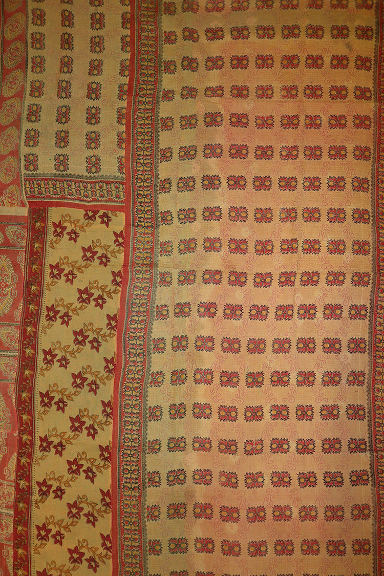 Kantha Vintage Teppich ca. 140x210 cm, Baumwolle