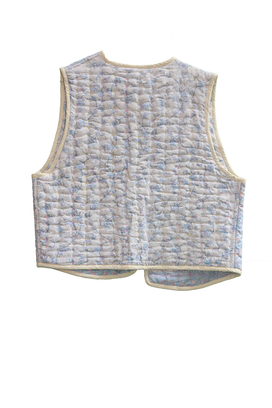Vespa sari quilt vest bomuld one size vendbar