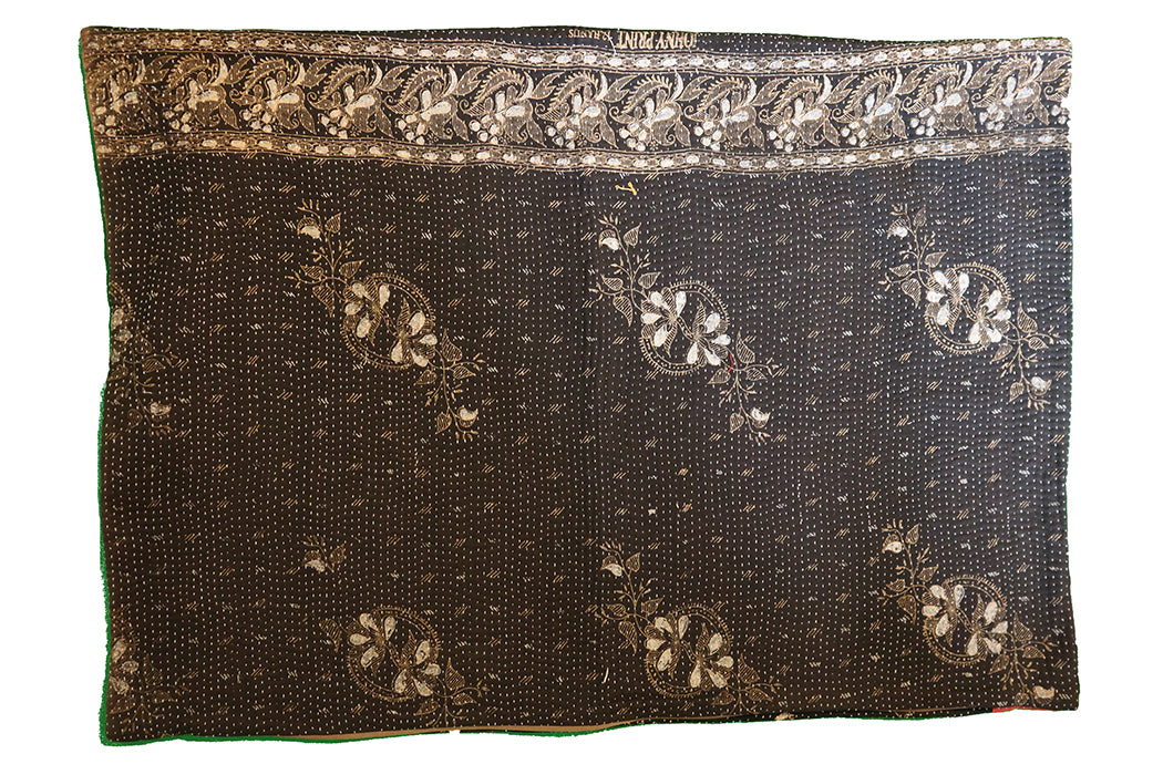 Sari Vintage Kantha Kissen 50*70 cm