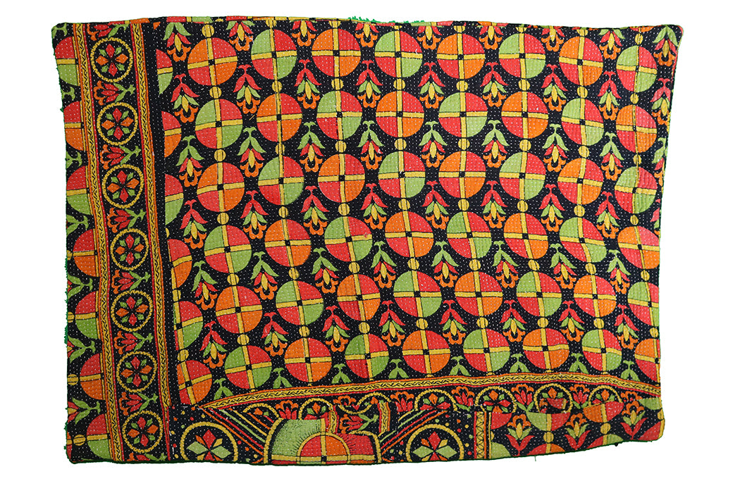 Sari Vintage Kantha Kissen 50*70 cm
