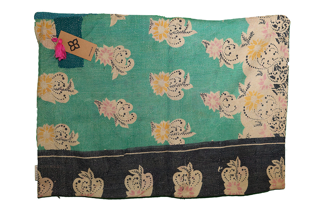 Sari Vintage Kantha Kissen 50*70 cm