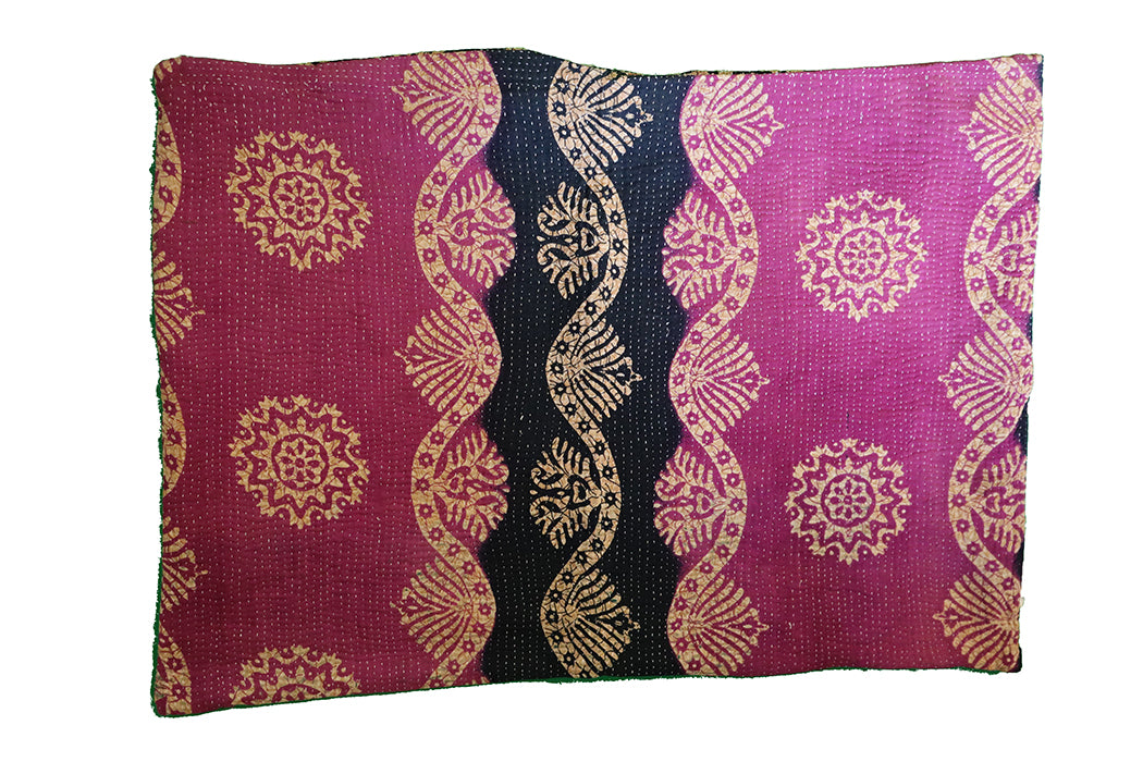 Sari Vintage Kantha Kissen 50*70 cm