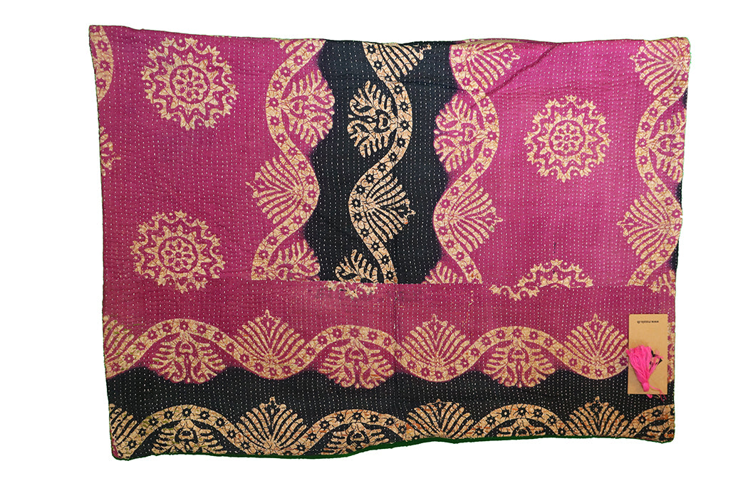 Sari Vintage Kantha Kissen 50*70 cm