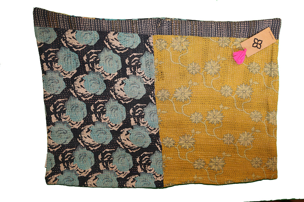Sari Vintage Kantha Kissen 50*70 cm