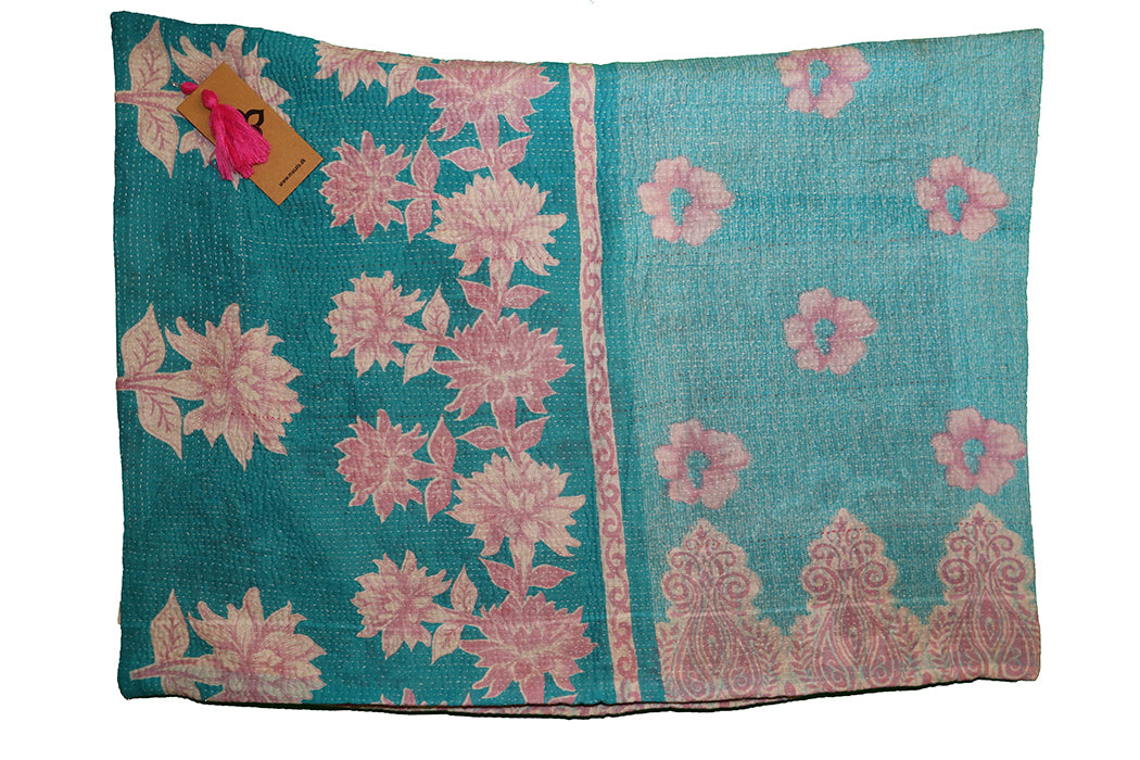 Sari Vintage Kantha Kissen 50*70 cm