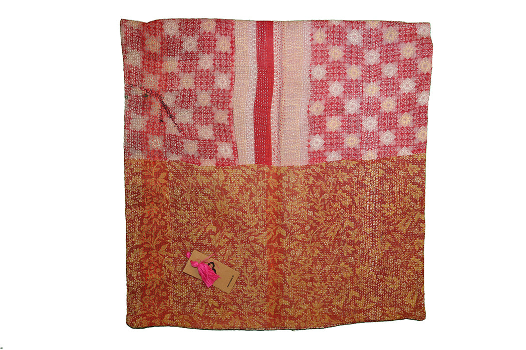 Sari vintage kantha cushion 45*45 cm