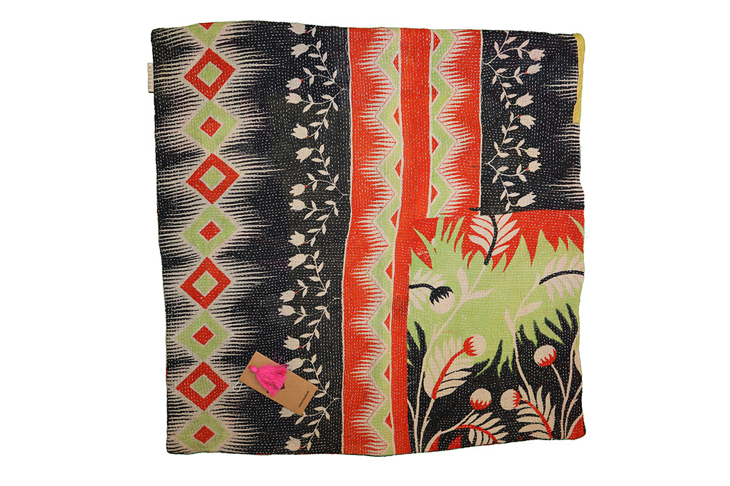 Sari vintage kantha cushion 45*45 cm