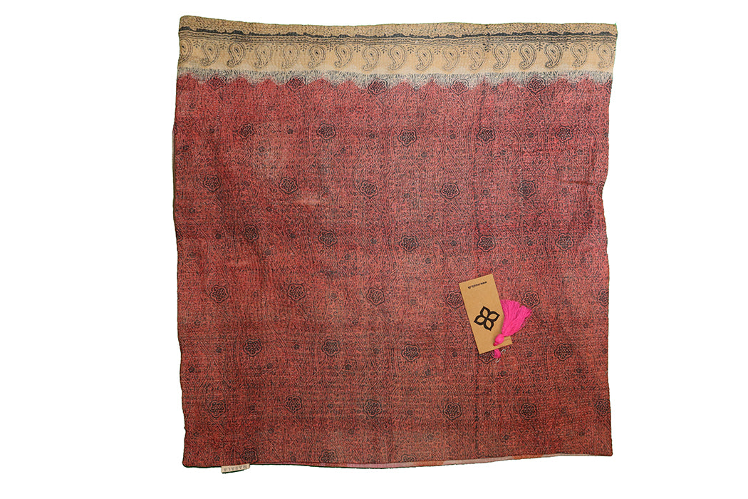 Sari vintage kantha cushion 45*45 cm