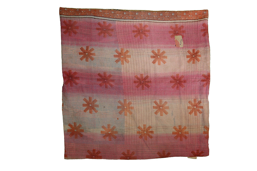 Sari vintage kantha cushion 45*45 cm