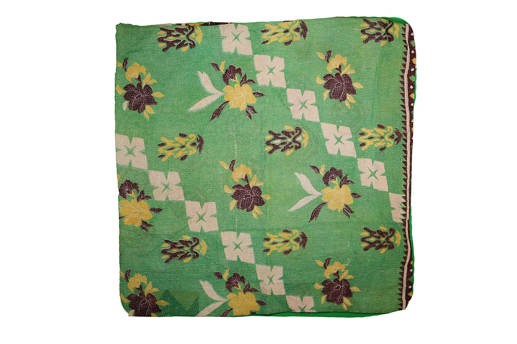 Sari vintage kantha cushion 45*45 cm