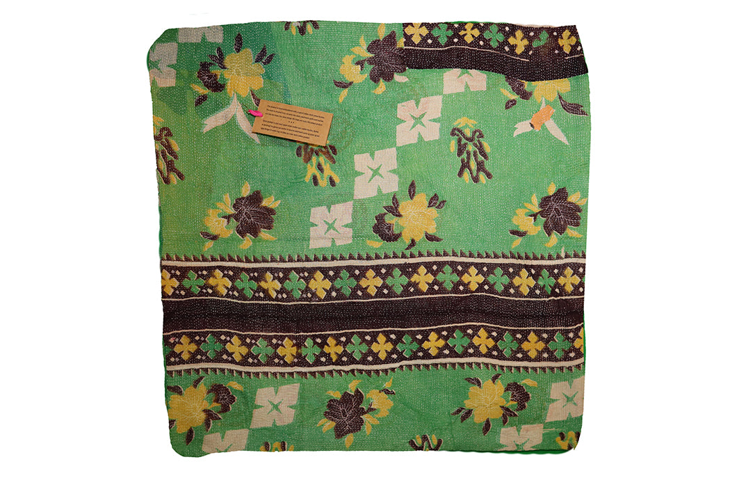Sari vintage kantha cushion 45*45 cm