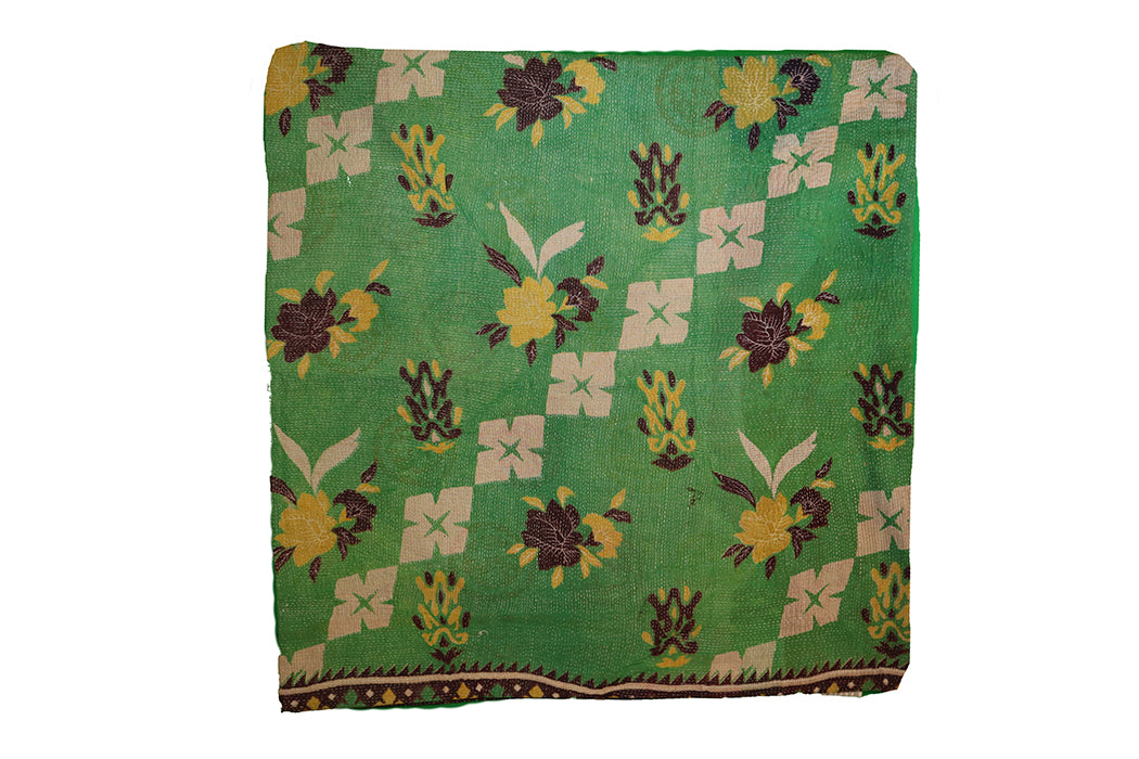 Sari vintage kantha cushion 45*45 cm