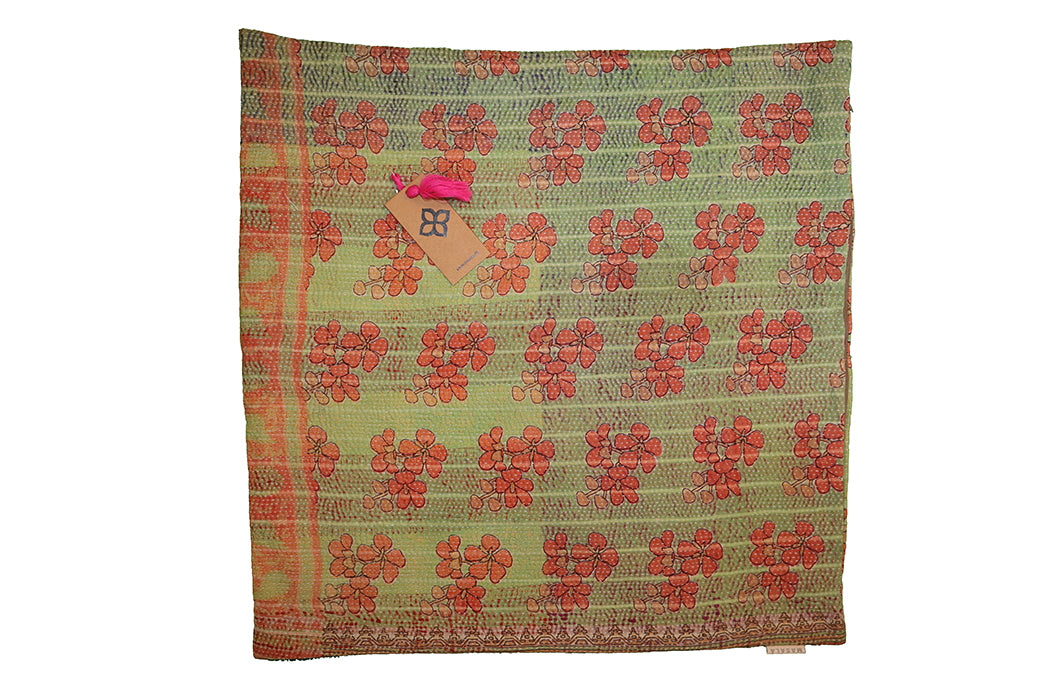 Sari vintage kantha cushion 45*45 cm