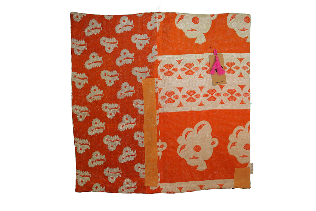 Sari vintage kantha cushion 45*45 cm