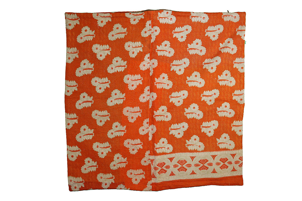 Sari vintage kantha cushion 45*45 cm