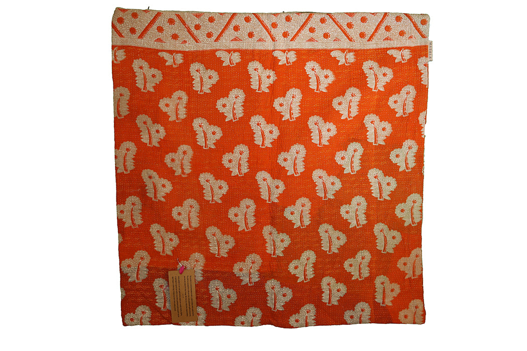 Sari vintage kantha cushion 45*45 cm