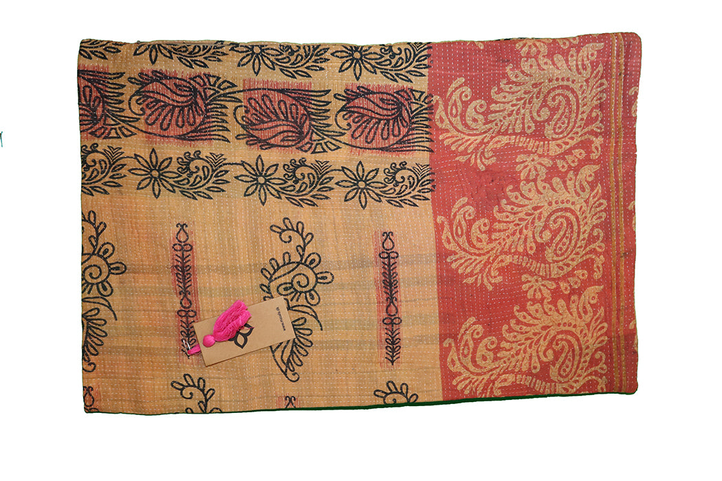 Sari vintage kantha pude 40*60 cm