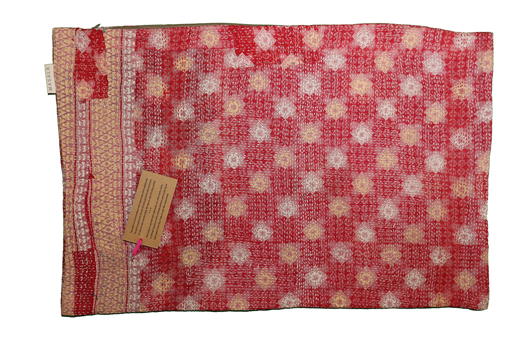 Sari vintage kantha pude 40*60 cm