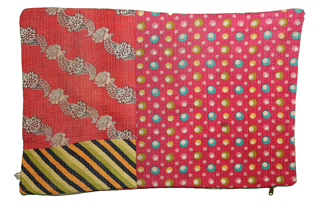 Sari vintage kantha pude 40*60 cm