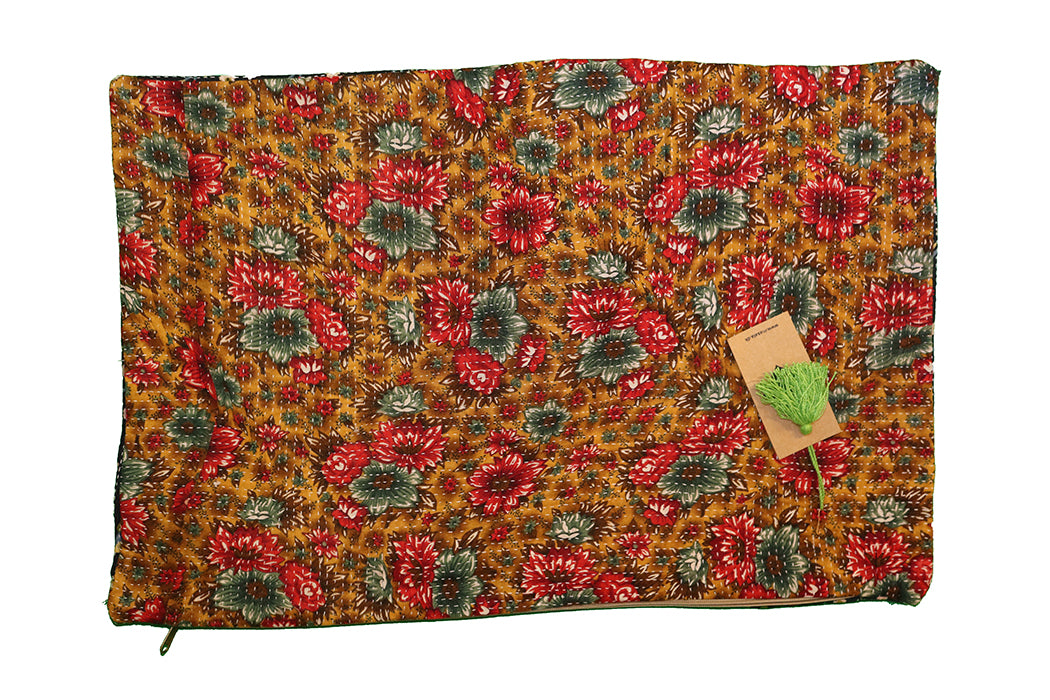 Sari vintage kantha pude 40*60 cm