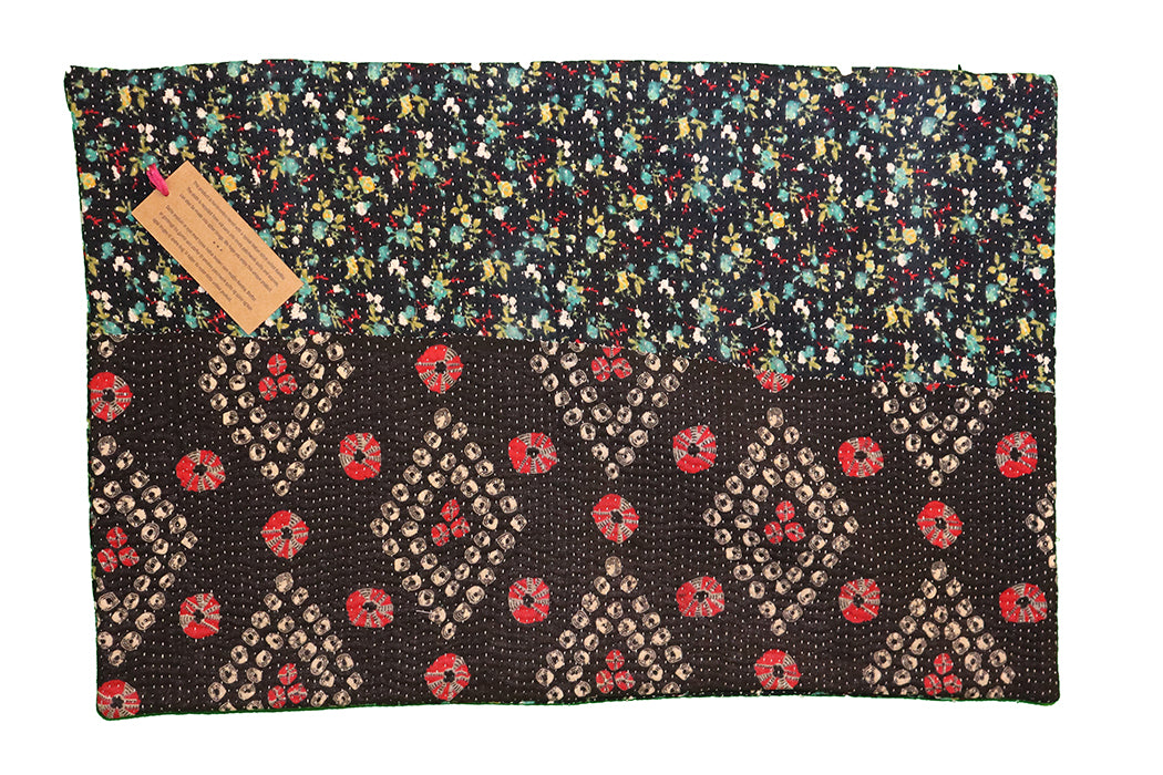 Sari vintage kantha pude 40*60 cm