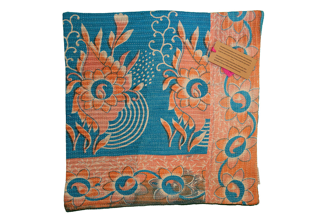 Sari vintage kantha cushion 45*45 cm