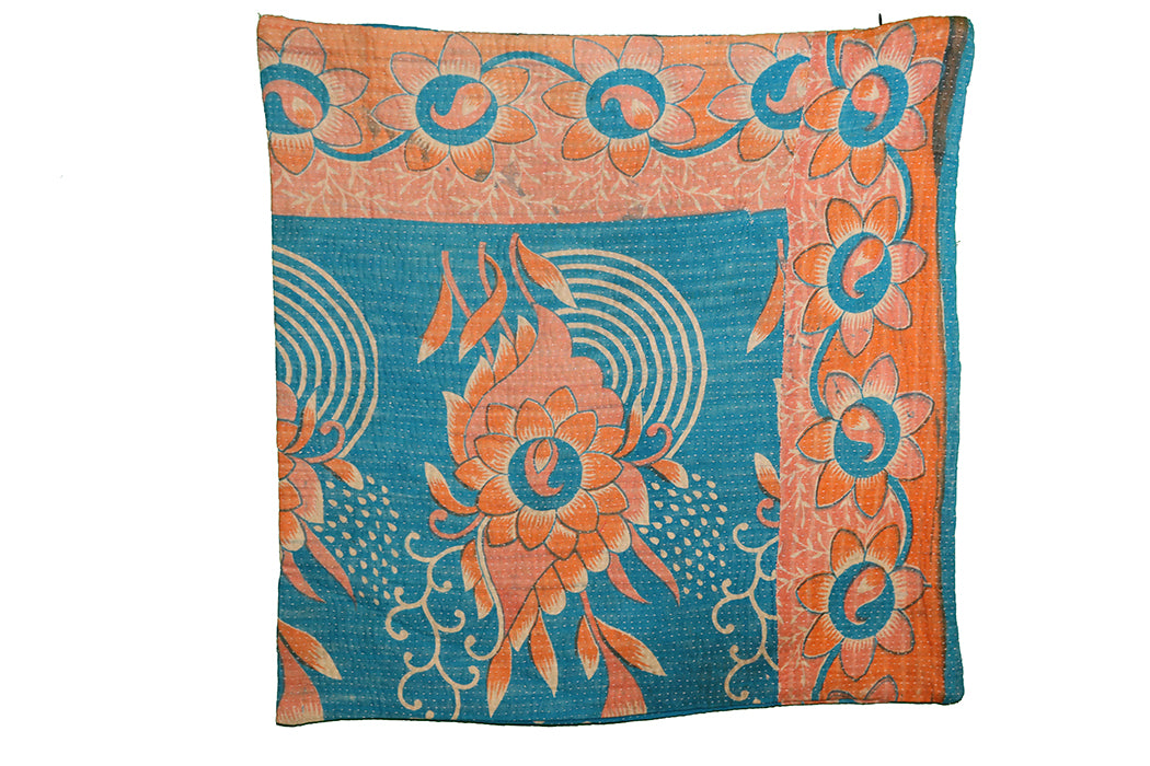 Sari vintage kantha cushion 45*45 cm