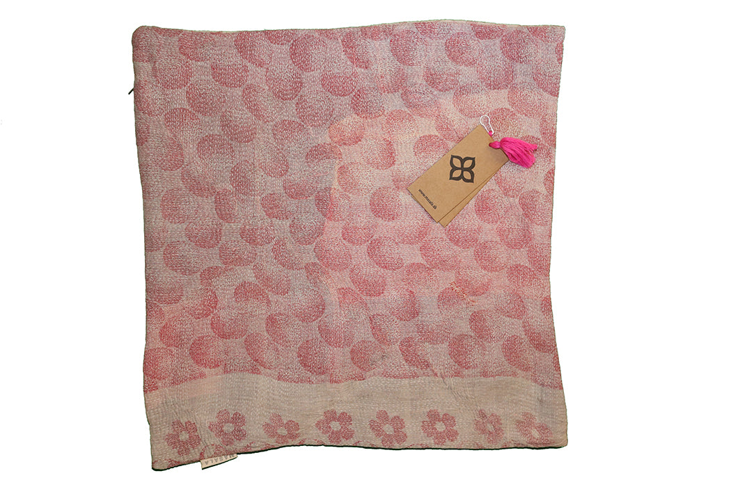 Sari vintage kantha cushion 45*45 cm