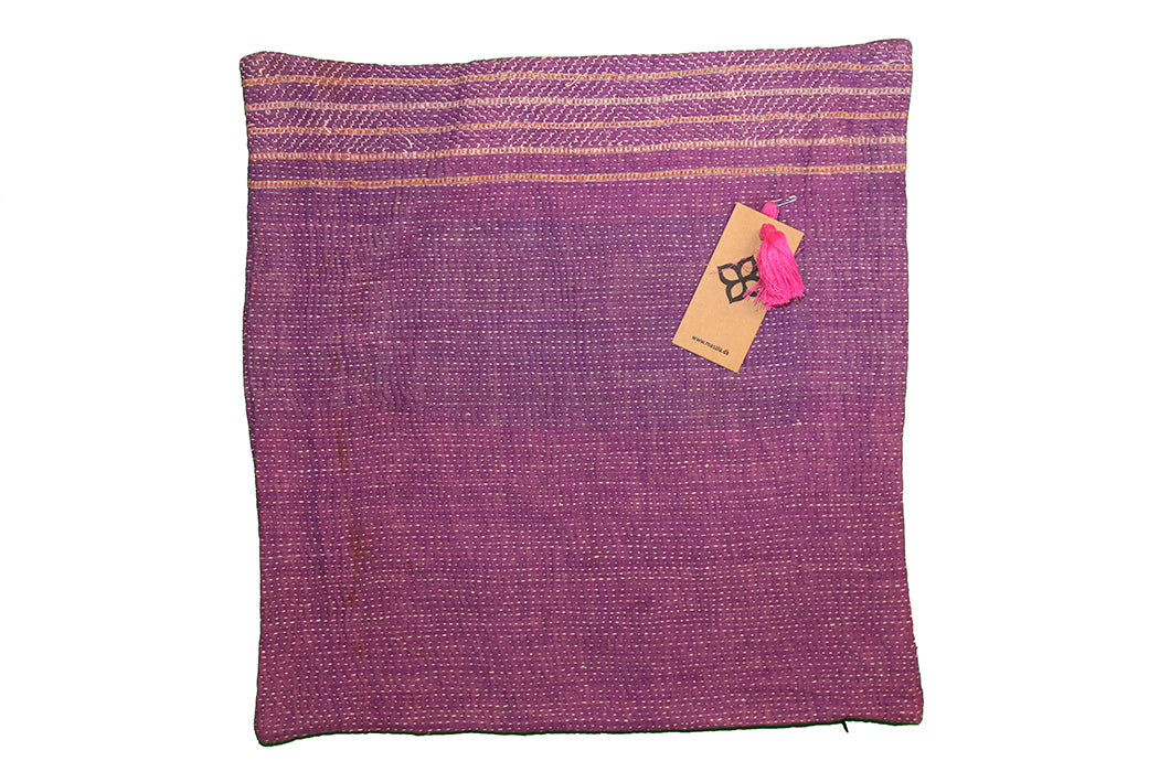Sari vintage kantha cushion 45*45 cm