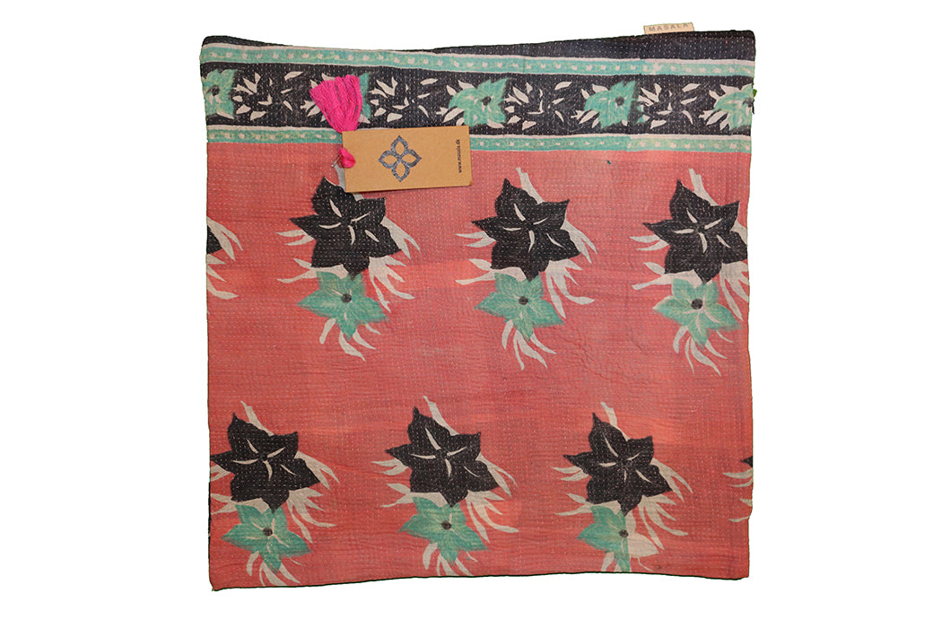Sari vintage kantha cushion 45*45 cm