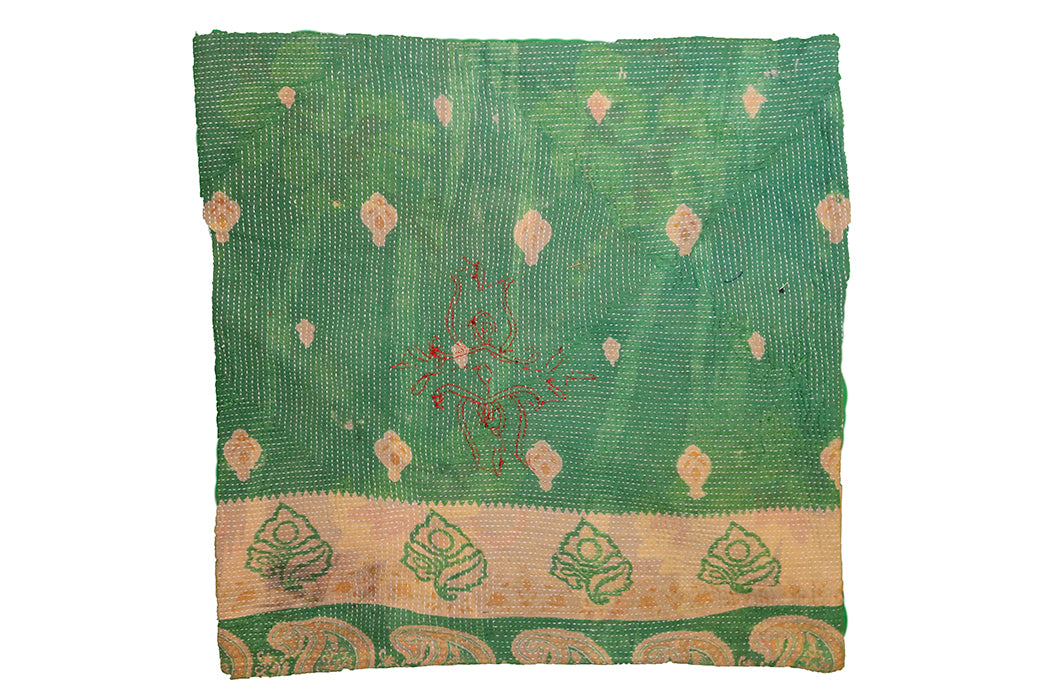 Sari vintage kantha cushion 45*45 cm