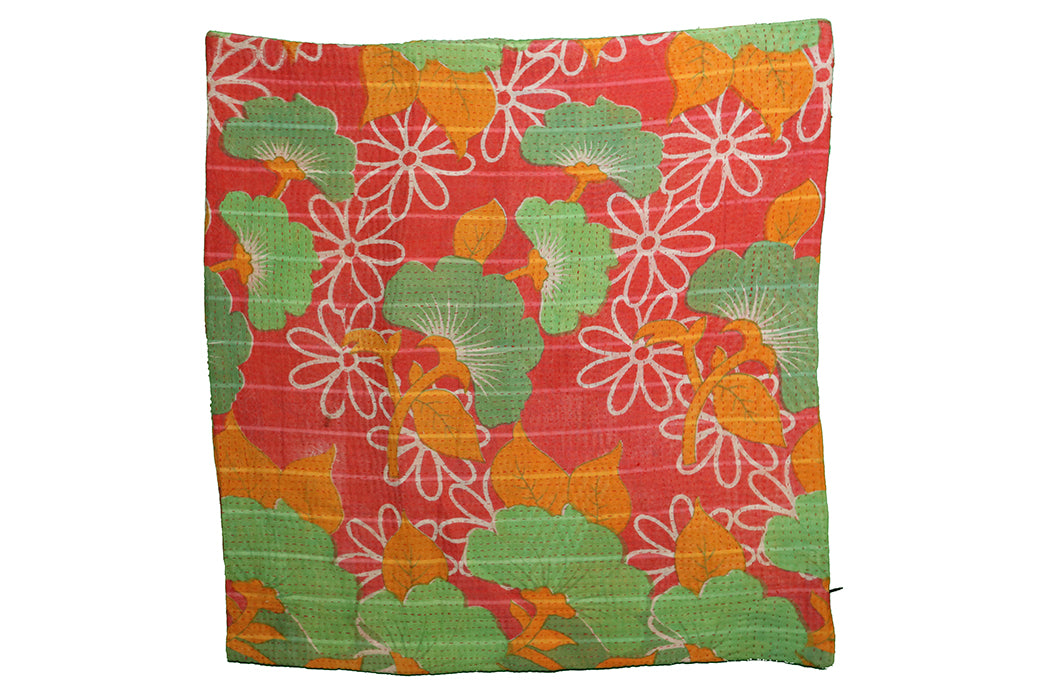 Sari vintage kantha cushion 45*45 cm