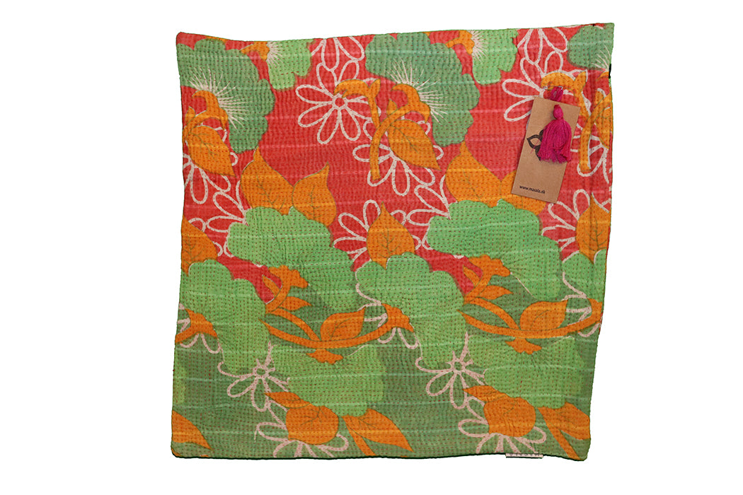 Sari vintage kantha cushion 45*45 cm