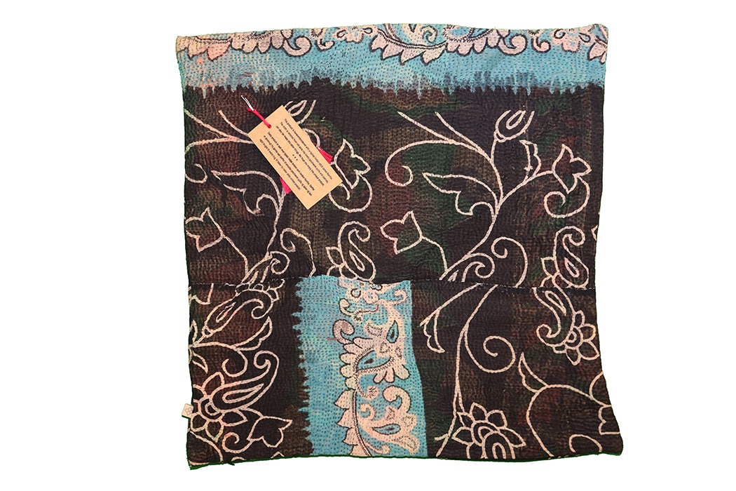 Sari vintage kantha cushion 45*45 cm