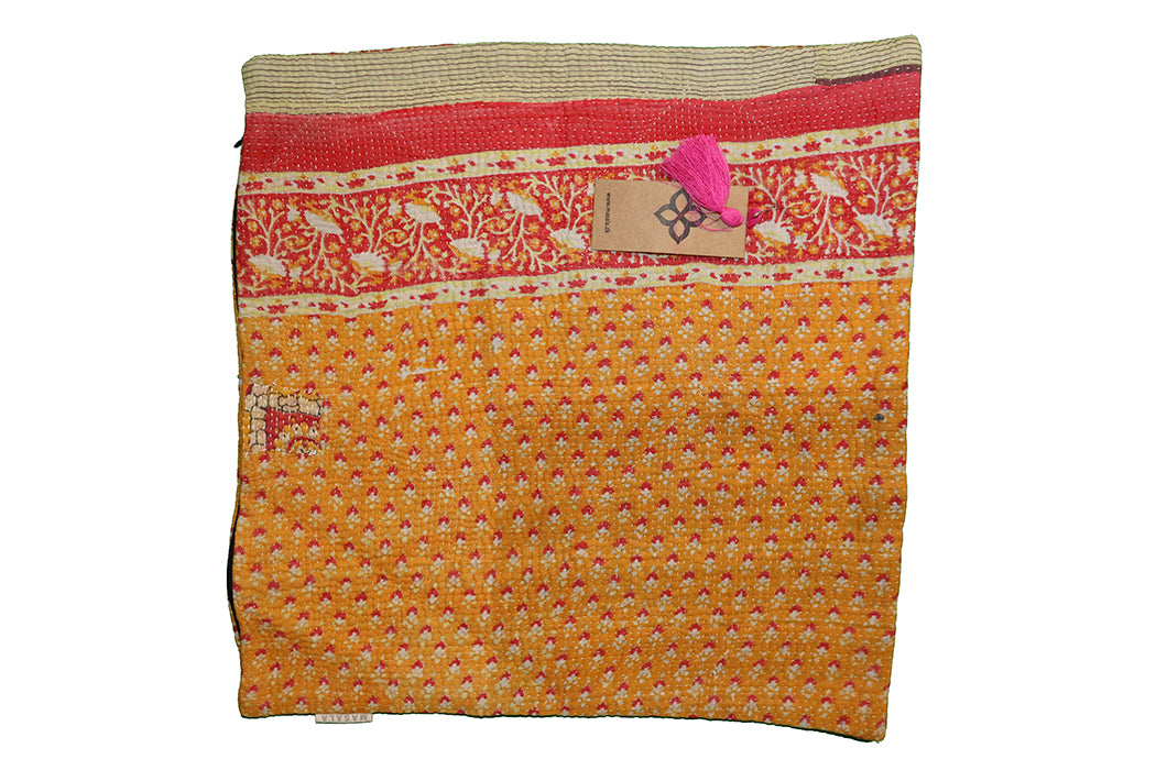 Sari vintage kantha cushion 45*45 cm