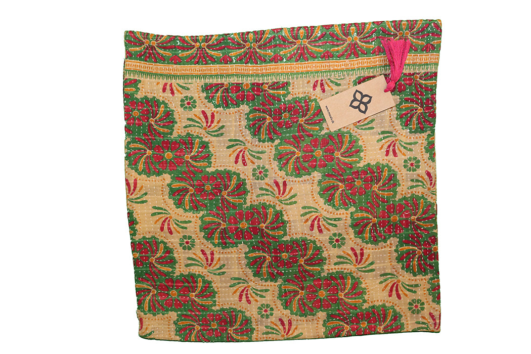 Sari vintage kantha cushion 45*45 cm