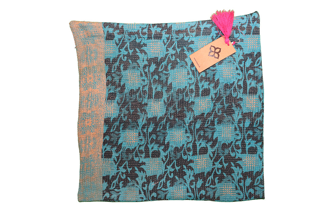 Sari vintage kantha cushion 45*45 cm
